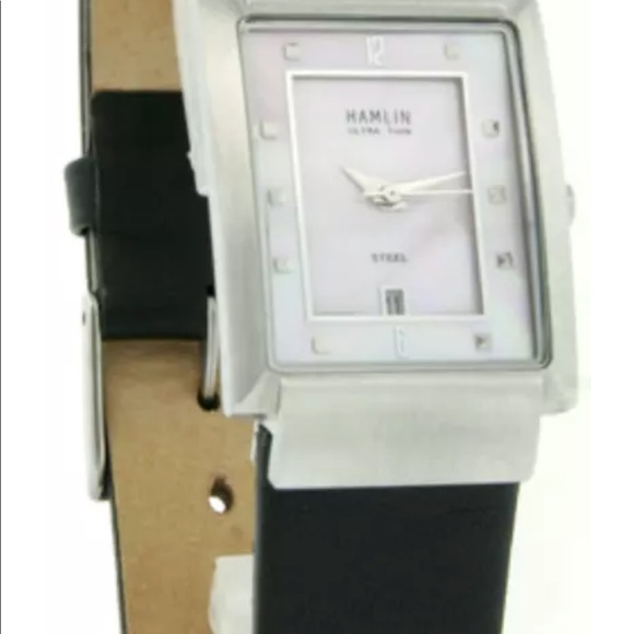 NWT Ladies Hamlin Ultra Thin Mother of Pearl Watch - Picture 2 of 7